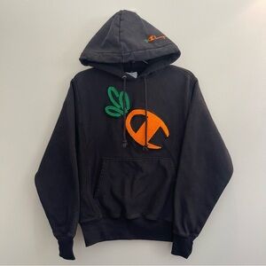 Champion Carrots Reverse Weave Pullover Men's Size S Black Big C Logo